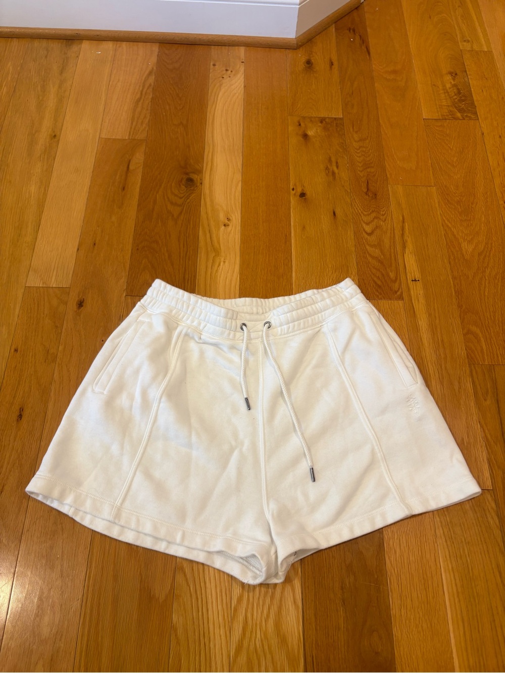 Free People Sprint to the Finish Sweatshorts White